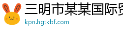 三明市某某国际贸易运营部